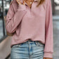 Fania™ | Pull Col en V Zippé Élégant pour Femme