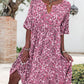 Nyzara™ - Robe d'été à manches courtes à col en V