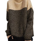 Nyzara Paris™ - Pull à col roulé au design bicolore