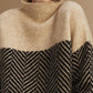 Nyzara Paris™ - Pull à col roulé au design bicolore