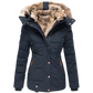 Elysia™ - Manteau d'Hiver en Fourrure avec Capuche