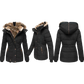 Elysia™ - Manteau d'Hiver en Fourrure avec Capuche