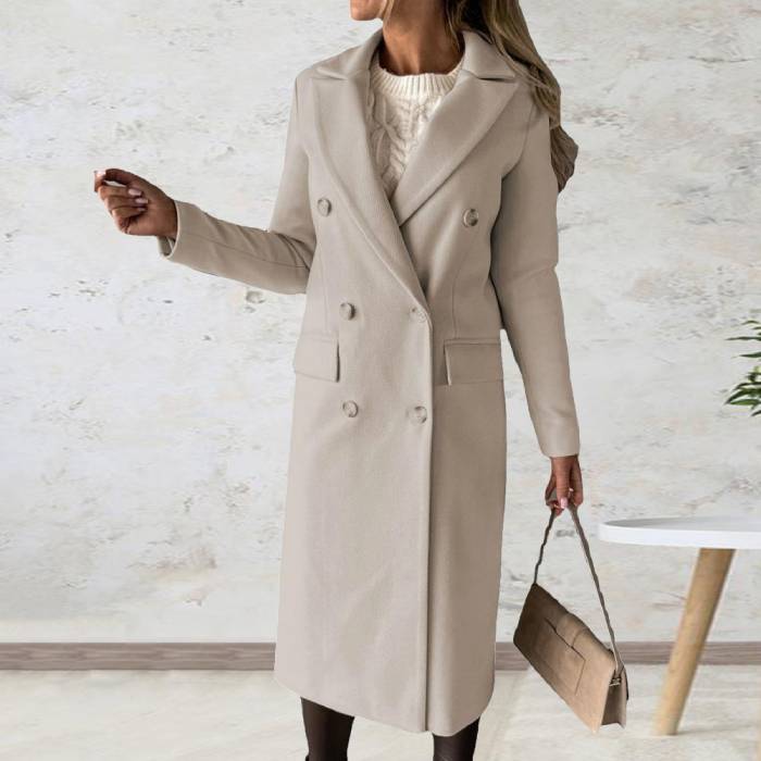 Nyzara Paris™ - Manteau en laine à boutons