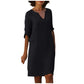 Nyzara™ - Robe d'été en lin à col en V