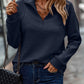 Fania™ | Pull Col en V Zippé Élégant pour Femme