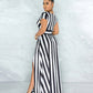 Nyzara Paris™ - Robe longue élégante à rayures