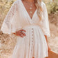 Nyzara Paris™ - Robe blanche élégante en dentelle
