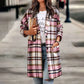 Nyzara Paris™ - Veste longue à carreaux